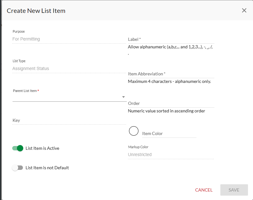 Managing List Types and List Items